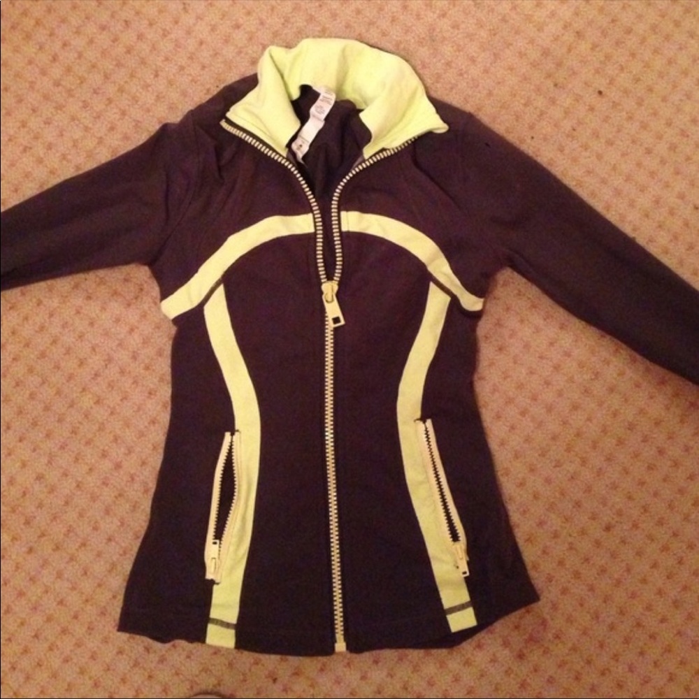 Lululemon define jacket Yellow and Grey